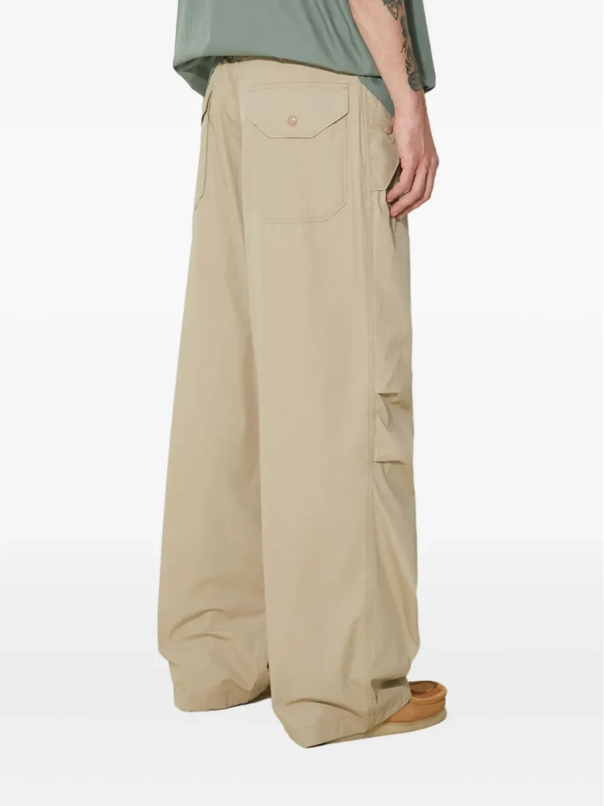 Engineered Garments コットンのワイドレッグパンツ - 画像3