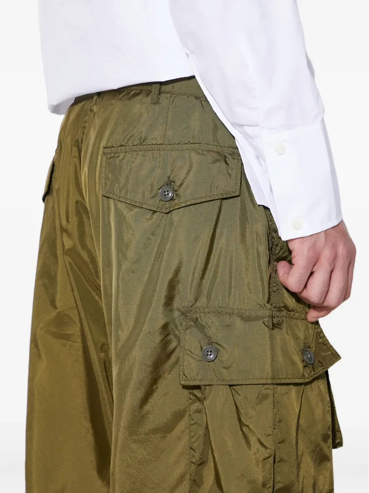 Engineered Garments ボタン付きカーゴショーツ - 画像5