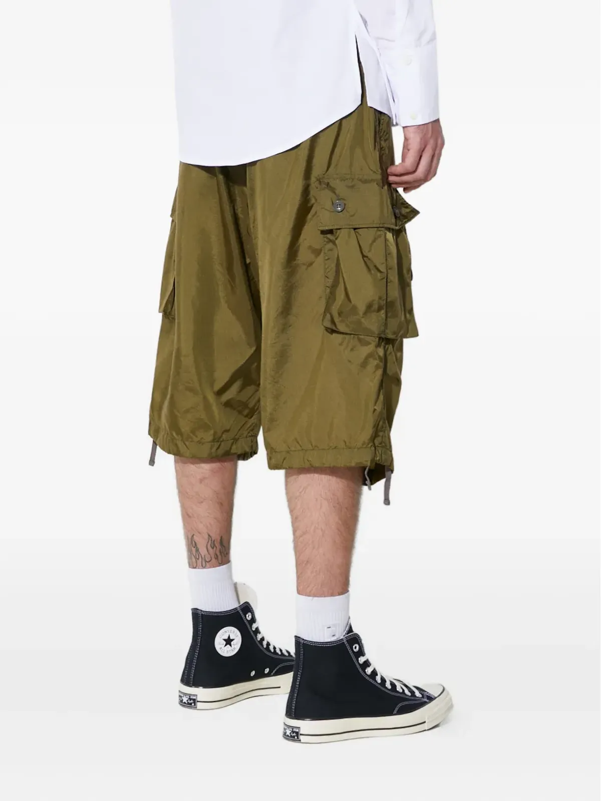 Engineered Garments ボタン付きカーゴショーツ - 画像4