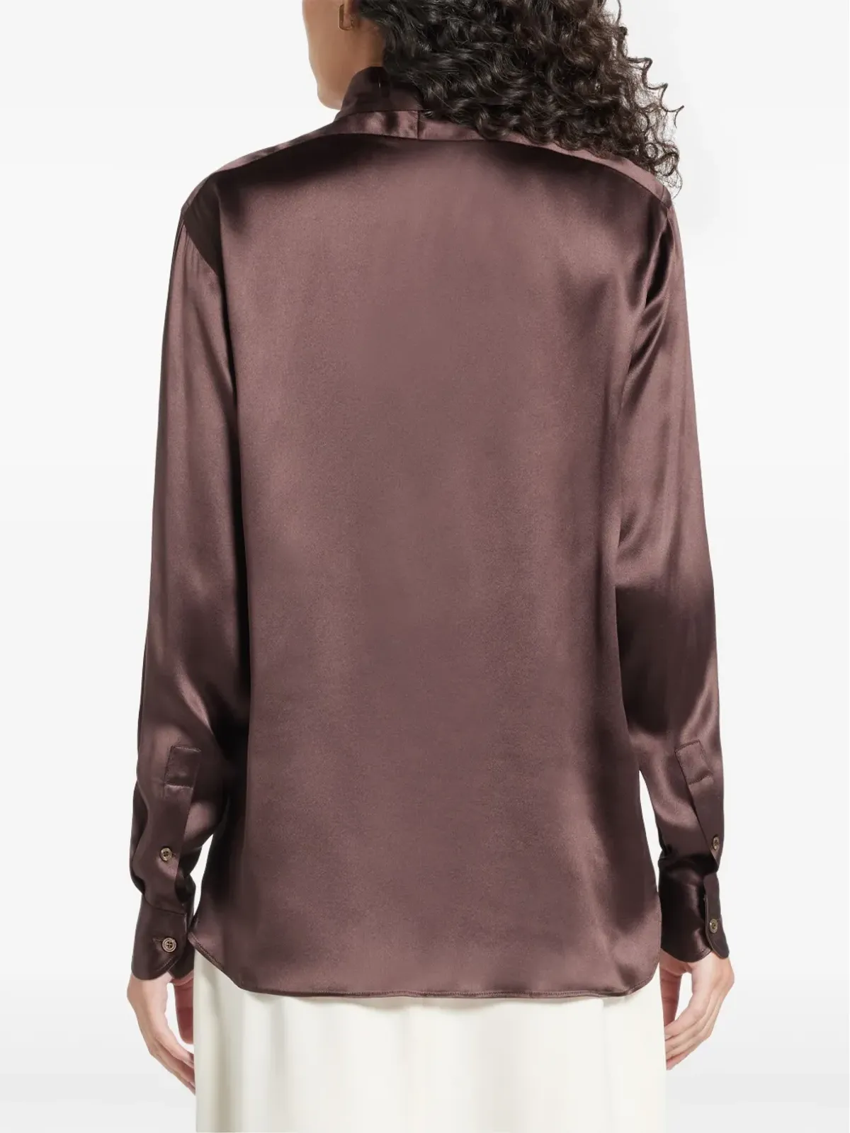 TOM FORD ボタン留めシルクシャツ - 画像4