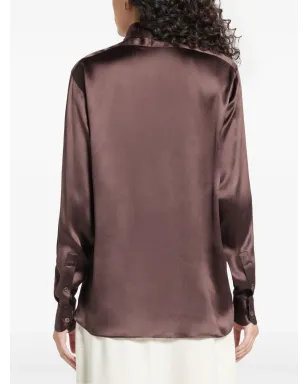 TOM FORD ボタン留めシルクシャツ - サムネイル4