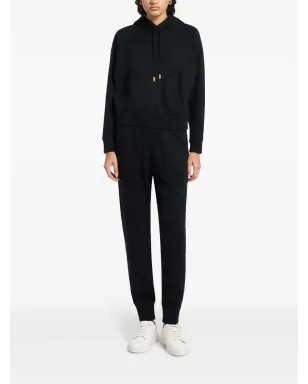 TOM FORD カシミヤ トラックパンツ ブラック - サムネイル2
