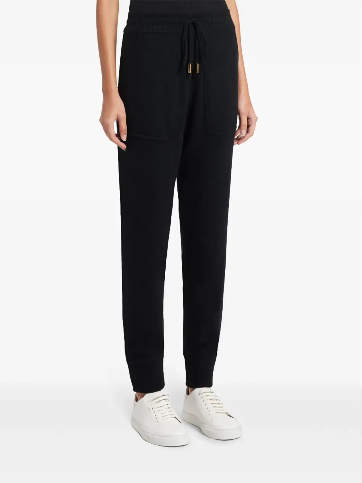 TOM FORD カシミヤ トラックパンツ ブラック - 画像3