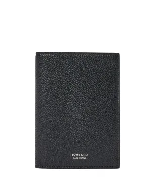 TOM FORD ロゴ文字入り二つ折りレザーカードホルダー - サムネイル1