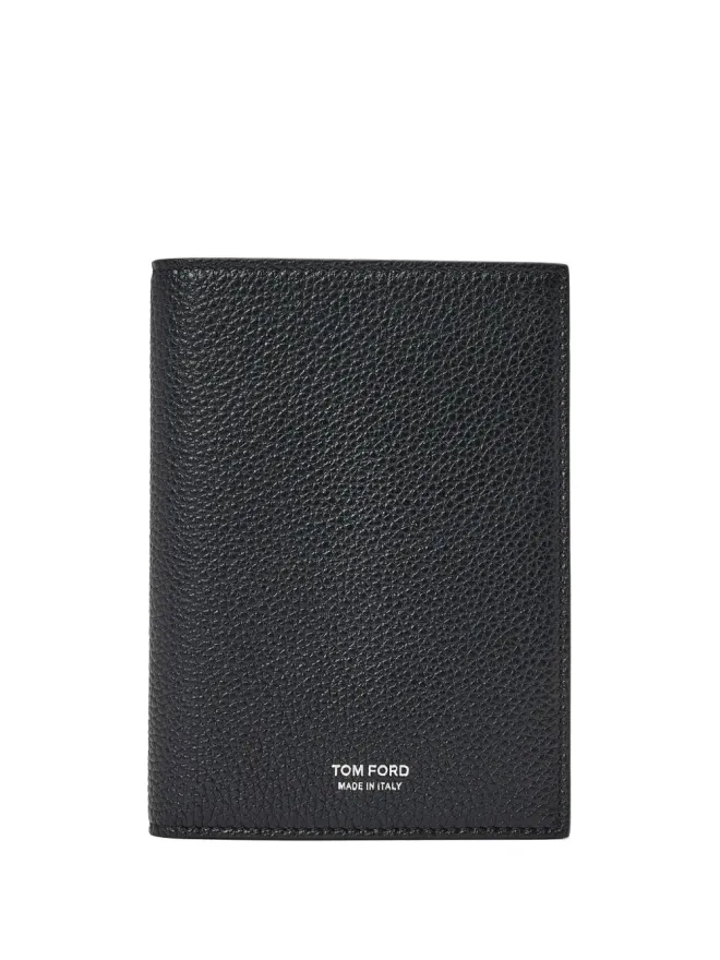 TOM FORD TOM FORD ロゴ文字入り二つ折りレザーカードホルダーの商品画像