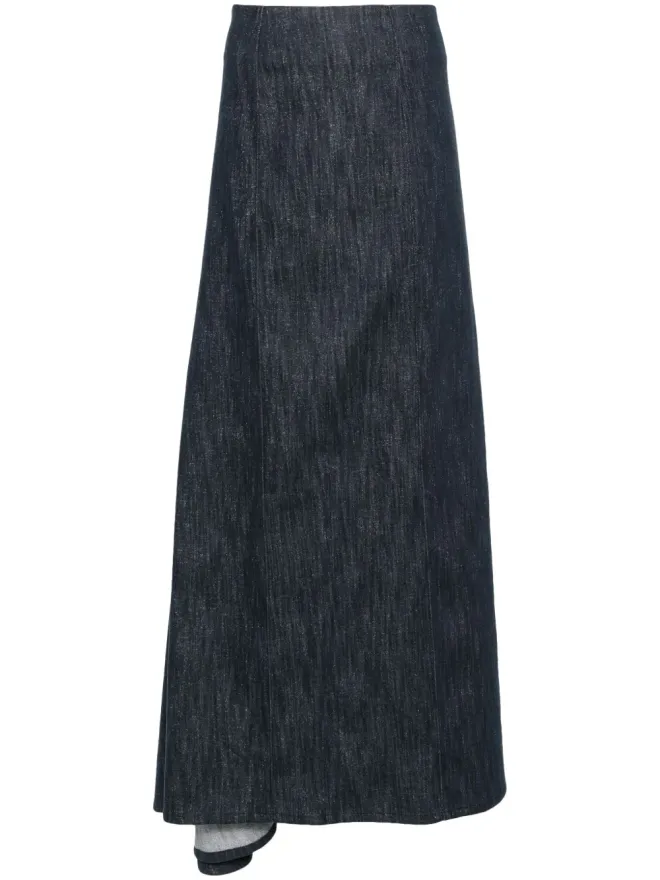 Brunello Cucinelli Brunello Cucinelli デニムマキシスカート ブルーの商品画像