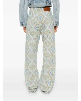 ETRO ペイズリープリント ストレートレッグ ジーンズ - サムネイル4