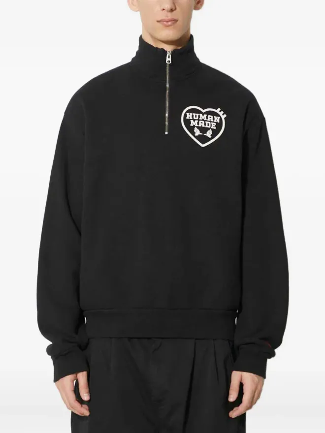 Human Made Human Made ハートロゴ半ジップスウェットシャツの商品画像