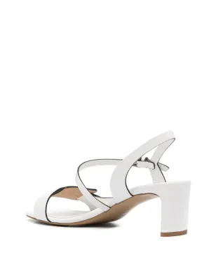 Del Carlo モア パテントレザー サンダル - White - サムネイル3