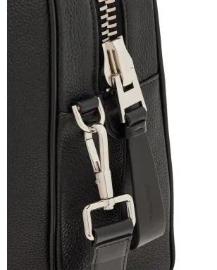 TOM FORD ペブルドレザー ブリーフケース - ブラック - サムネイル4