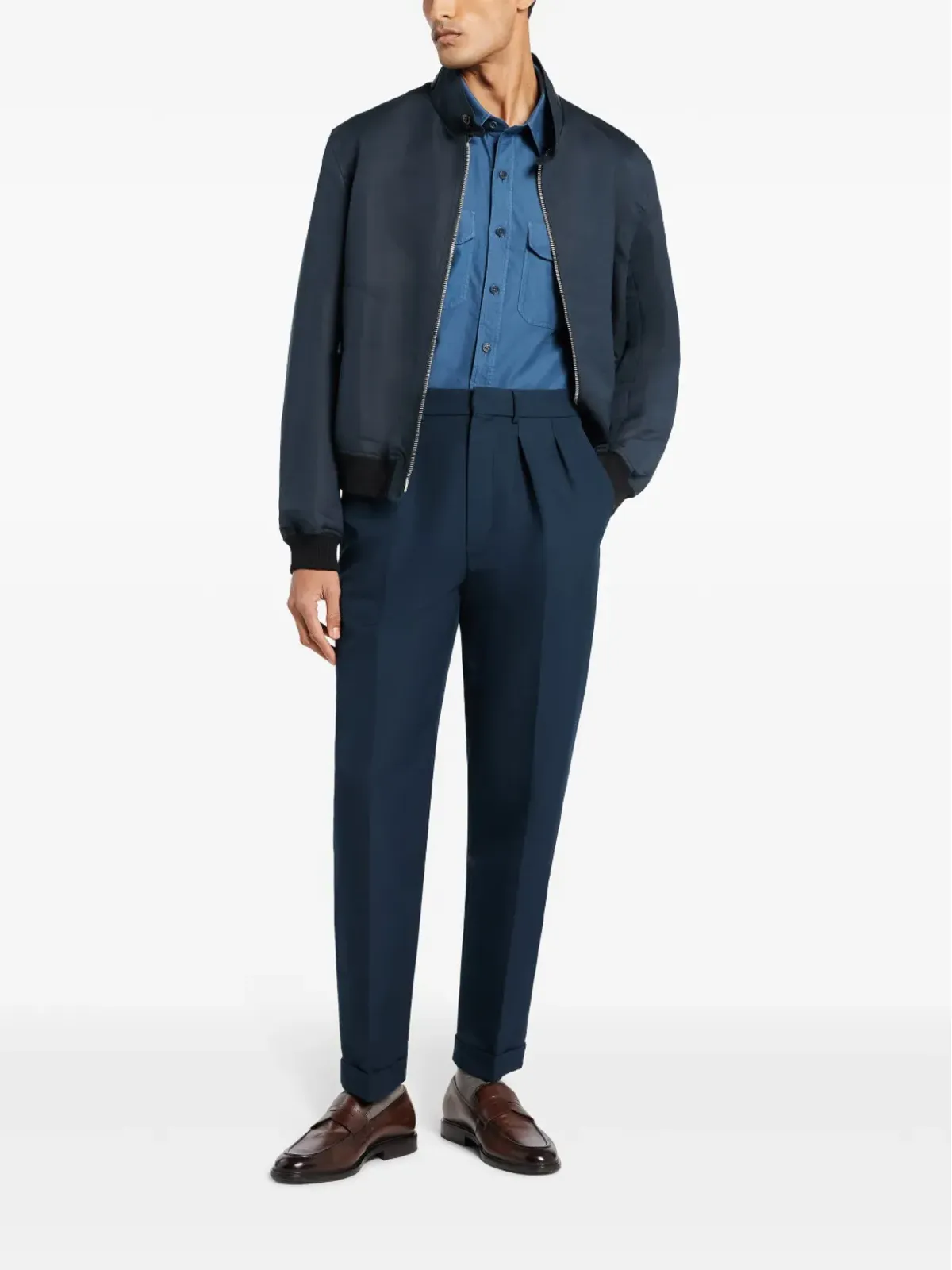 TOM FORD フラップポケット付き ボタンアップ シャツ - ブルー - 画像2