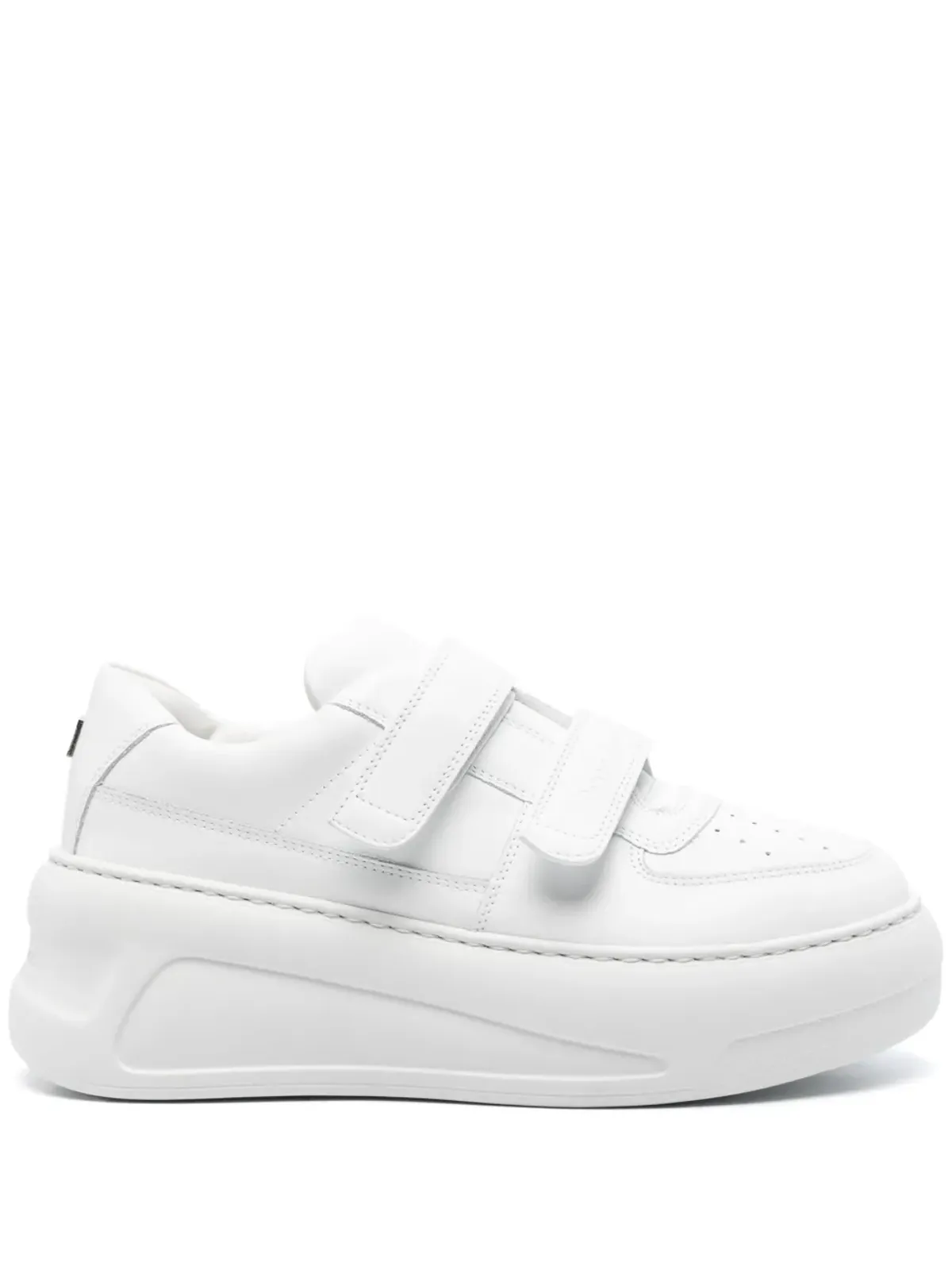 Acne Studios タッチストラップ付きプラットフォームスニーカー - 画像1