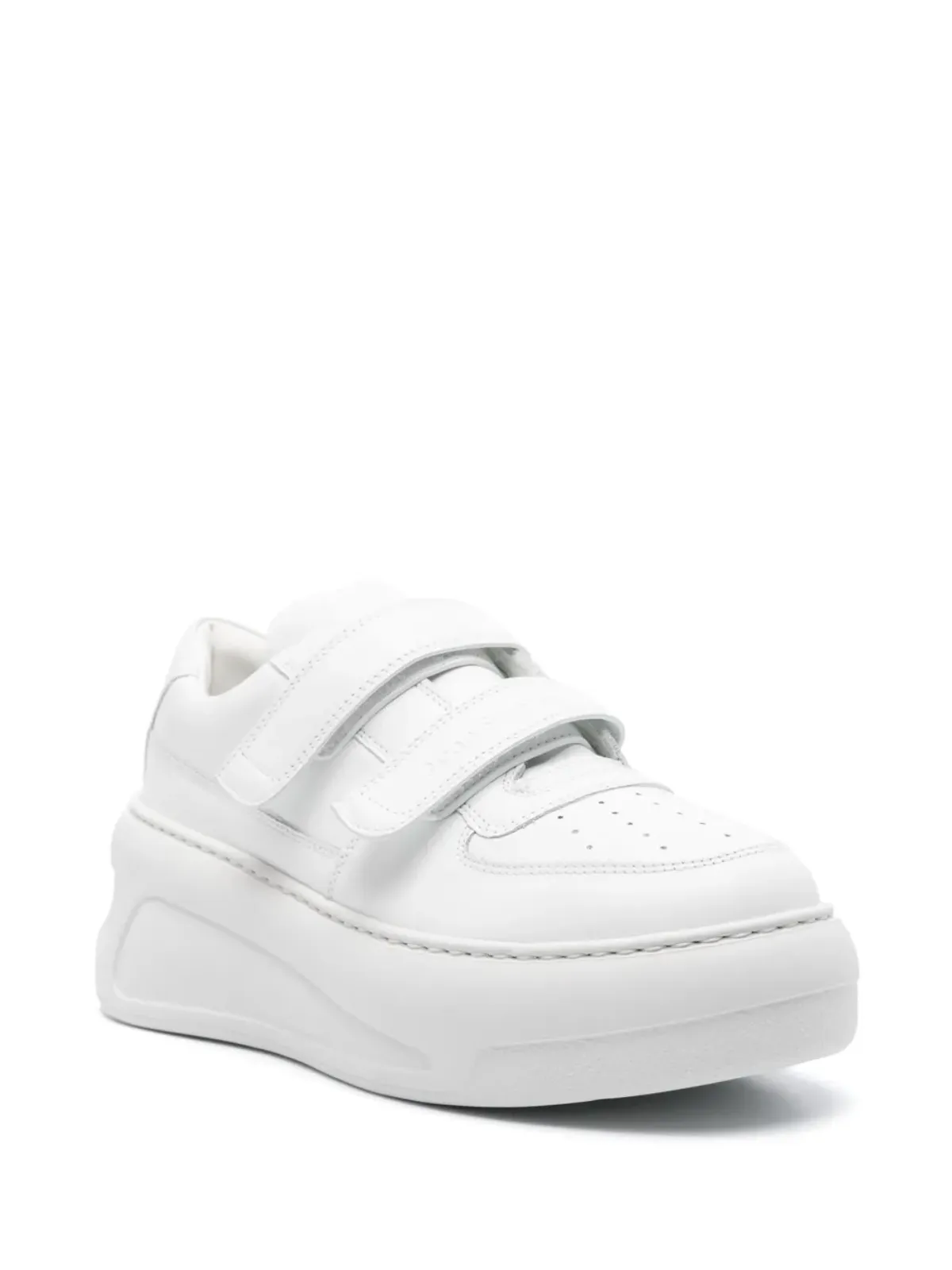 Acne Studios タッチストラップ付きプラットフォームスニーカー - 画像2