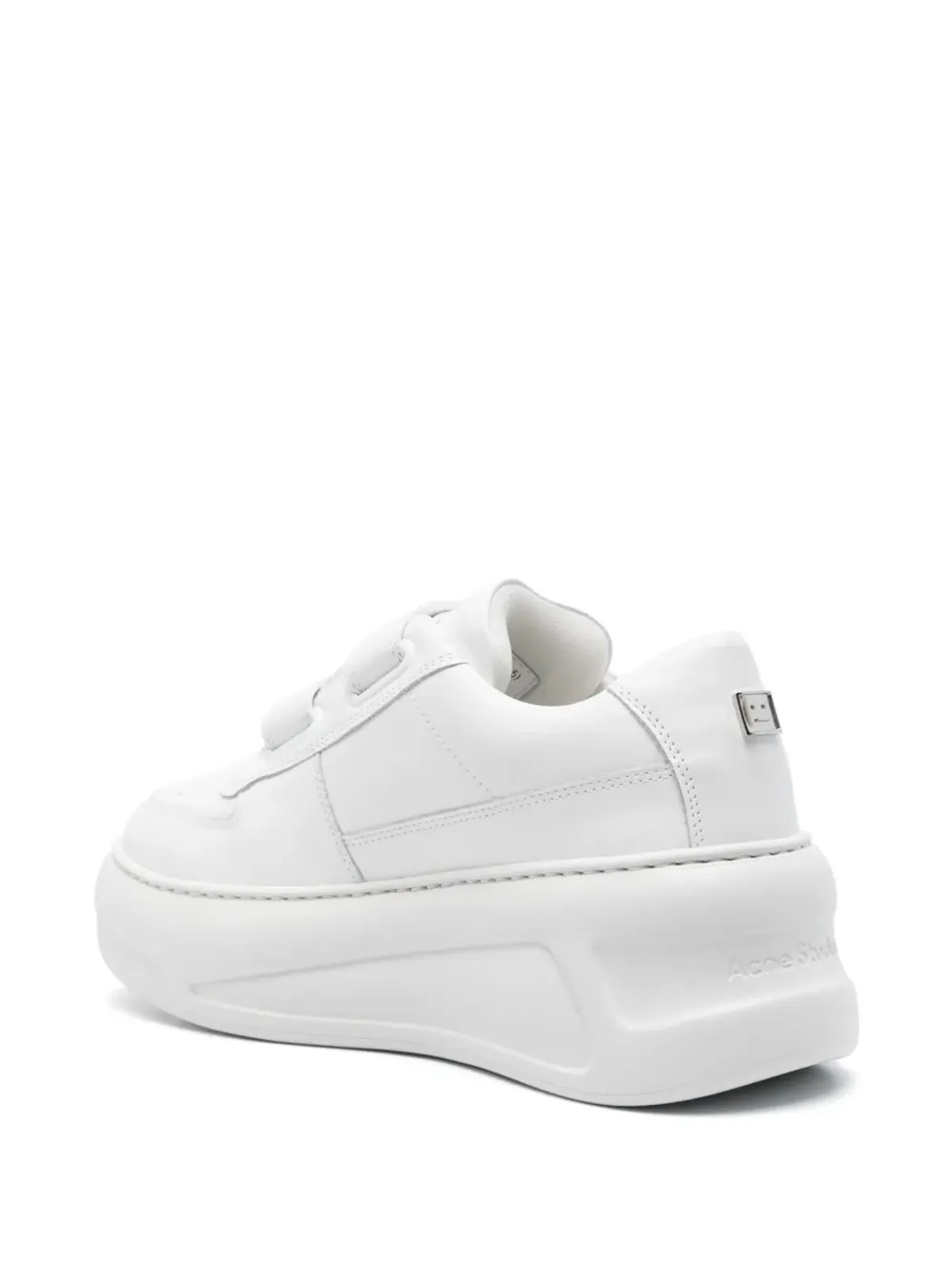 Acne Studios タッチストラップ付きプラットフォームスニーカー - 画像3