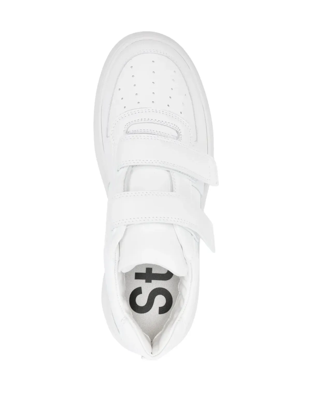 Acne Studios タッチストラップ付きプラットフォームスニーカー - 画像4