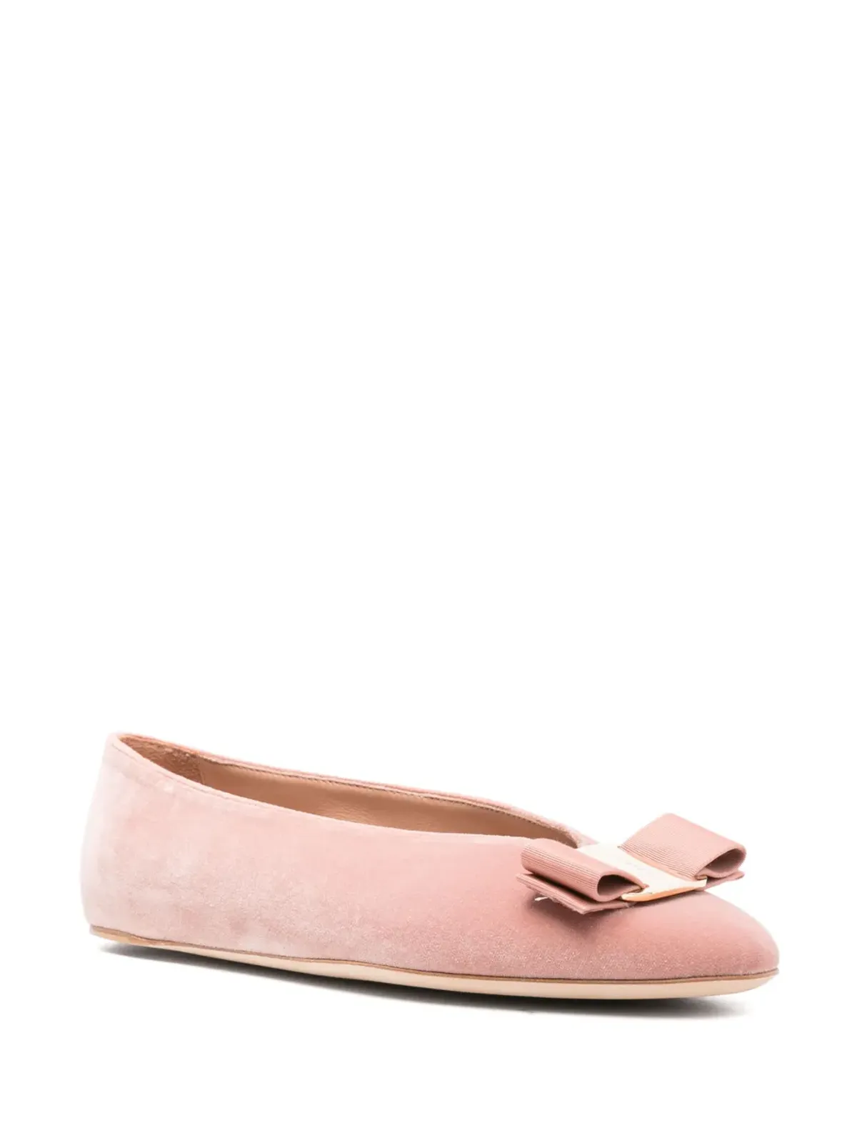 Ferragamo Vara バレエシューズ - ピンク - 画像2