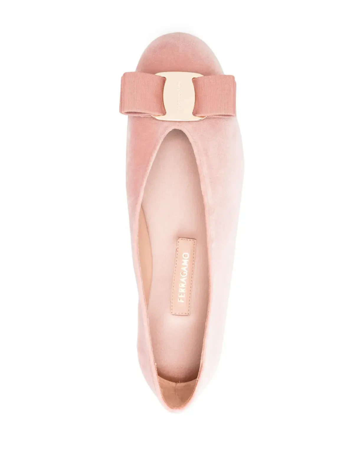 Ferragamo Vara バレエシューズ - ピンク - 画像4
