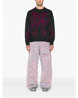 Acne Studios フロックドロゴ distressed ジャンパー - サムネイル2