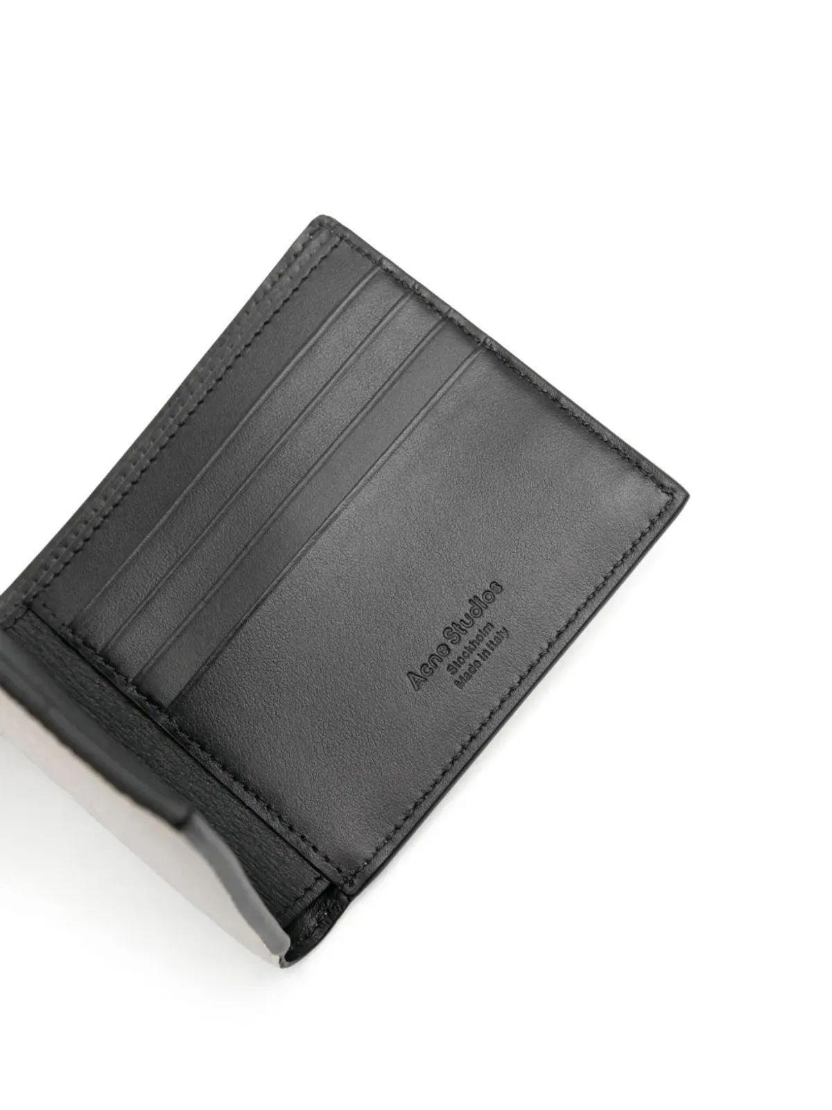 Acne Studios 二つ折りレザーウォレット - 画像3