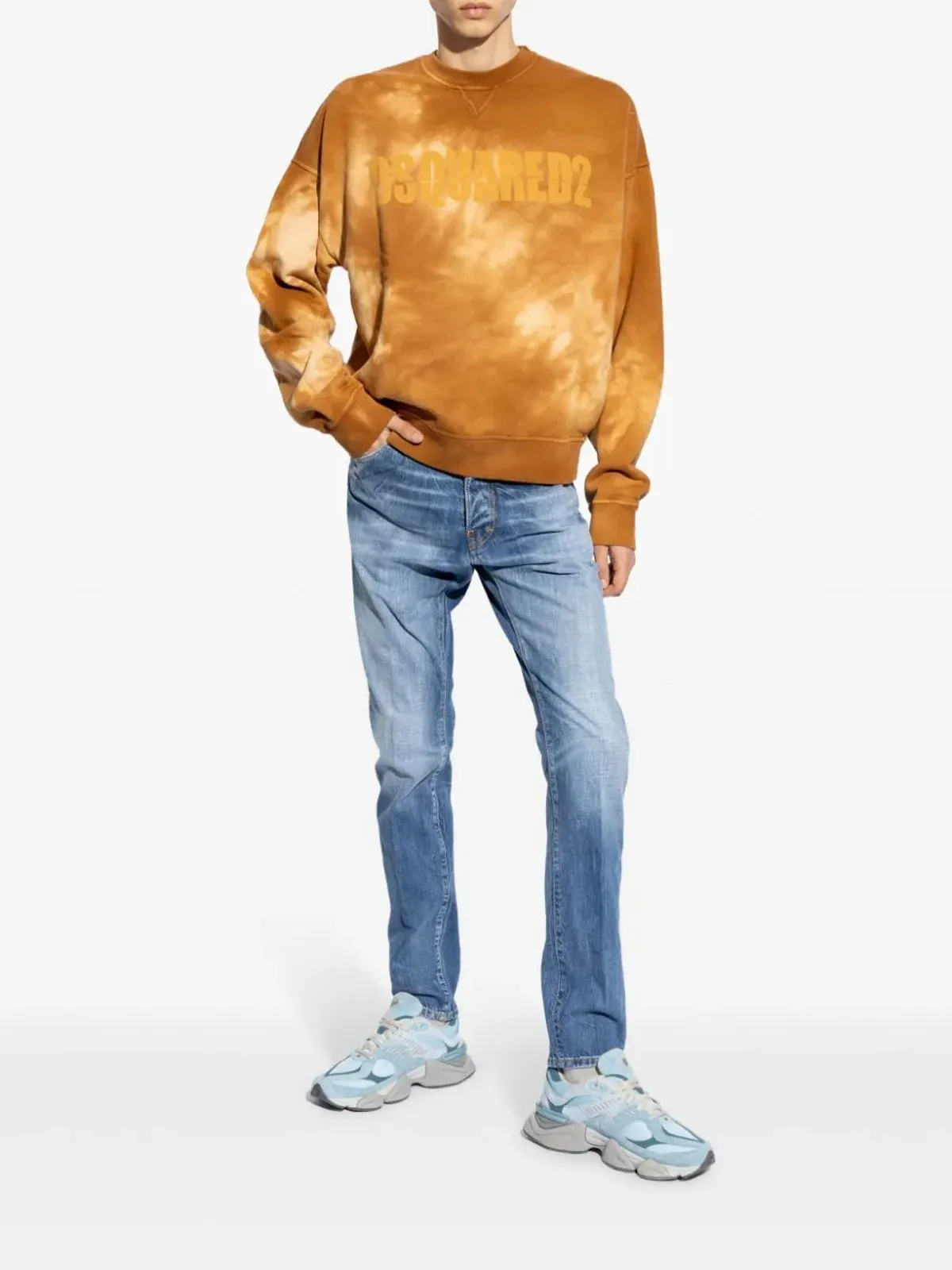 DSQUARED2 クールガイ ミッドライズ スリムフィット ジーンズ - 画像2