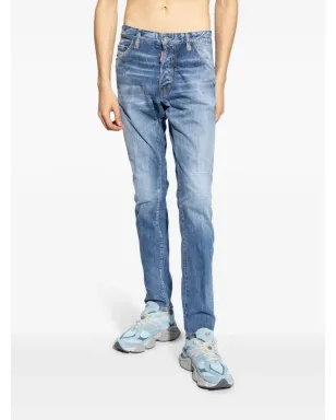 DSQUARED2 クールガイ ミッドライズ スリムフィット ジーンズ - サムネイル3