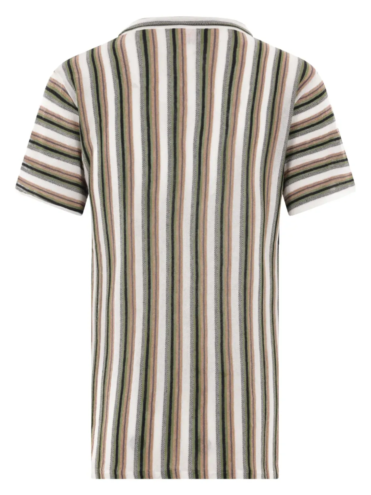VITELLI ストライプ柄ショートスリーブシャツ - 画像2