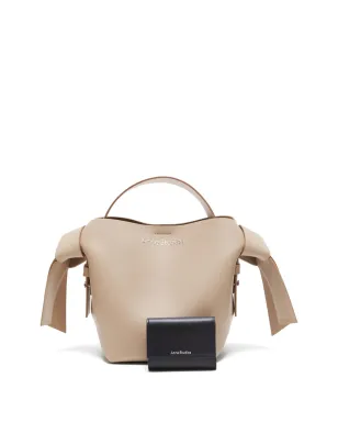 Acne Studios トライフォールドレザーウォレット - ブラック - サムネイル4
