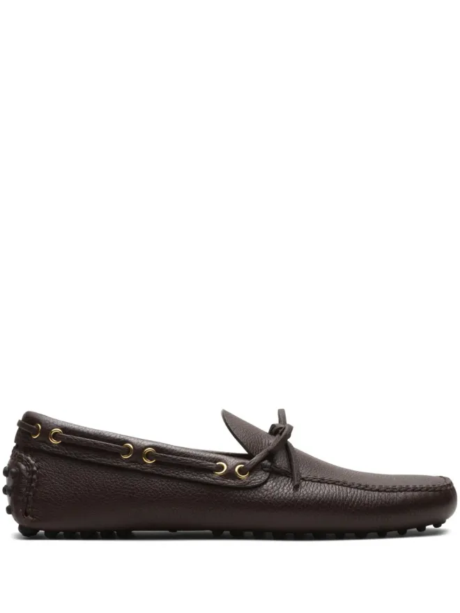 Car Shoe Car Shoe グレインレザー ドライビングシューズ - ブラウンの商品画像