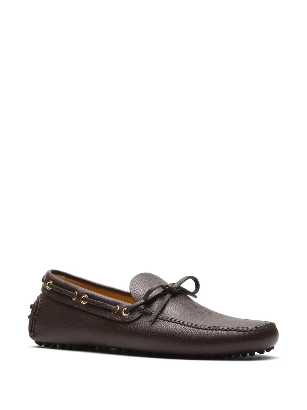 Car Shoe グレインレザー ドライビングシューズ - ブラウン - 画像2