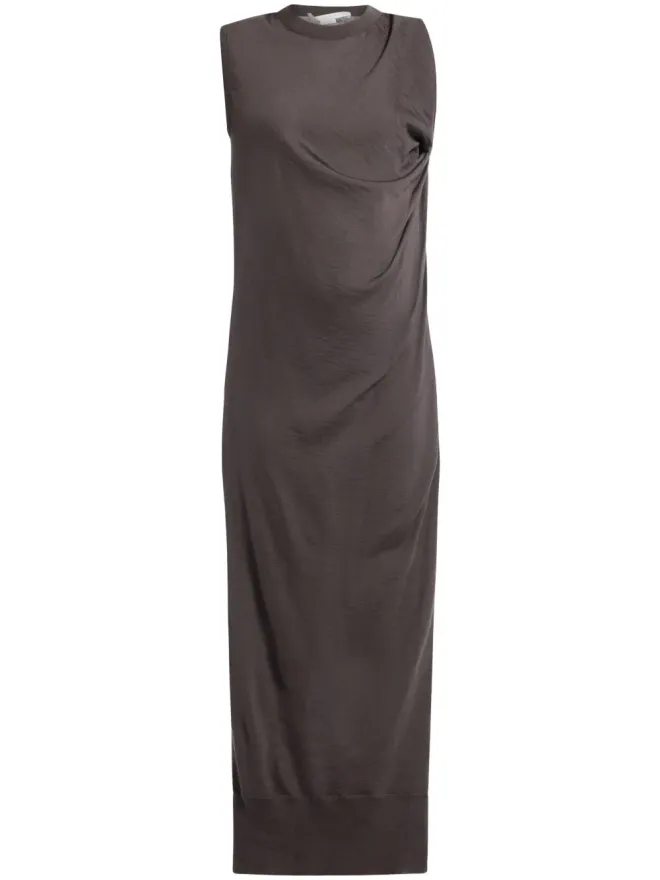Stella McCartney Stella McCartney ドレープドレス ブラウンの商品画像