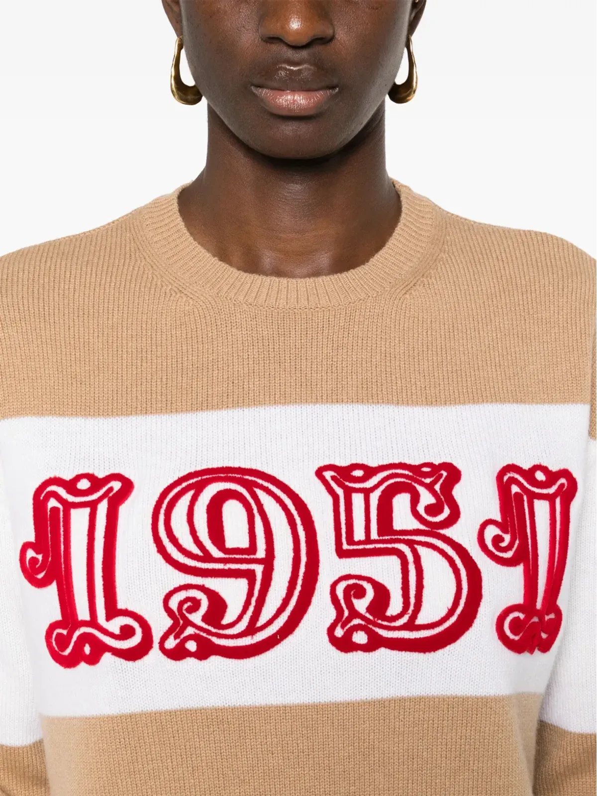 Max Mara Dirce 1951モチーフストライプニット - 画像5