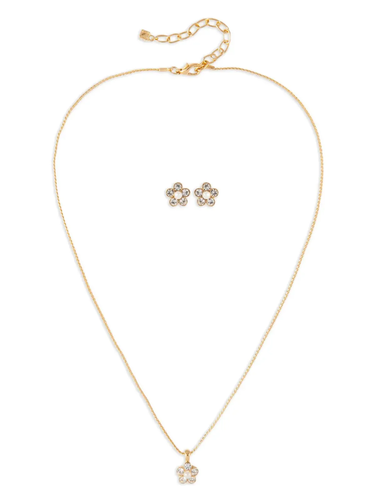 Nina Ricci ビンテージ 1980年代 ネックレスとイヤリングのセット - 画像1