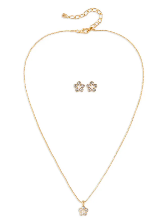 Nina Ricci Pre-Owned Nina Ricci ビンテージ 1980年代 ネックレスとイヤリングのセットの商品画像