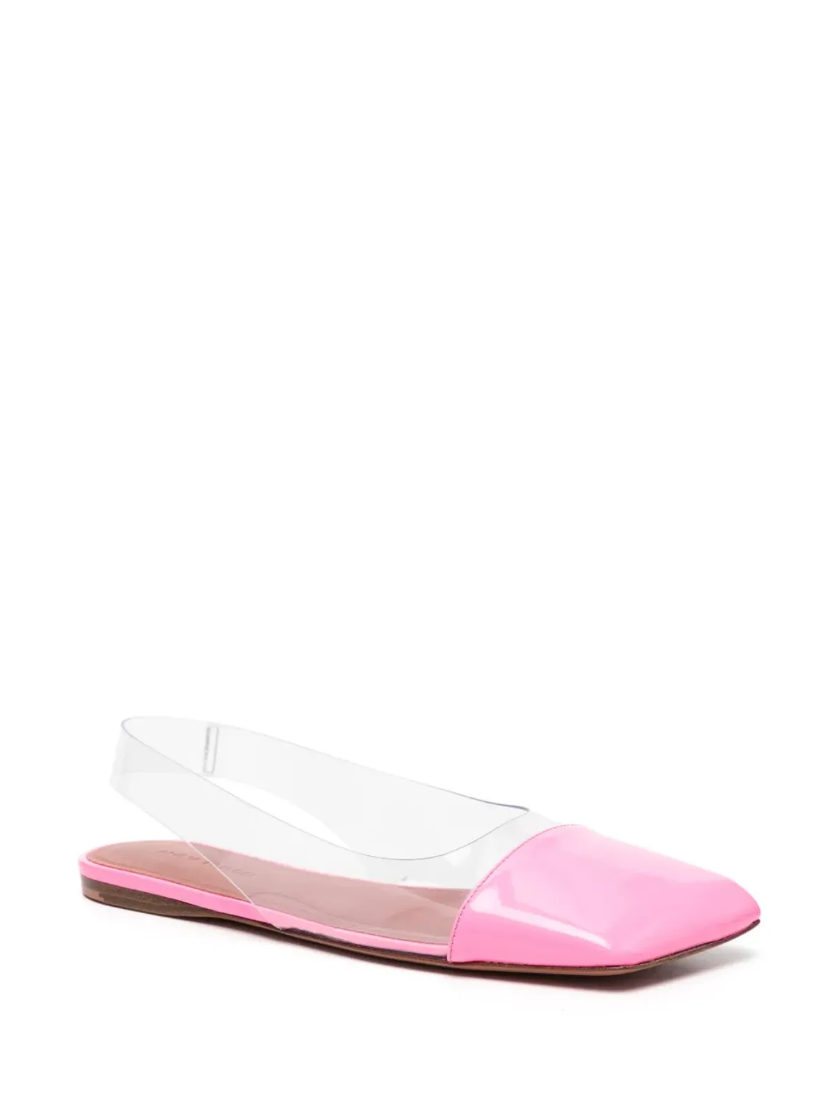 Amina Muaddi Ane slingback ballerina shoes - Pink - 画像2