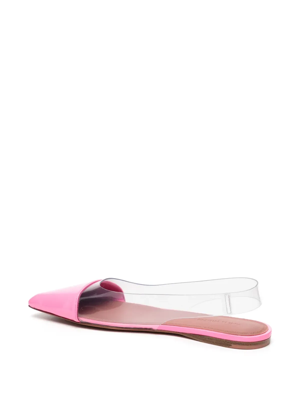 Amina Muaddi Ane slingback ballerina shoes - Pink - 画像3