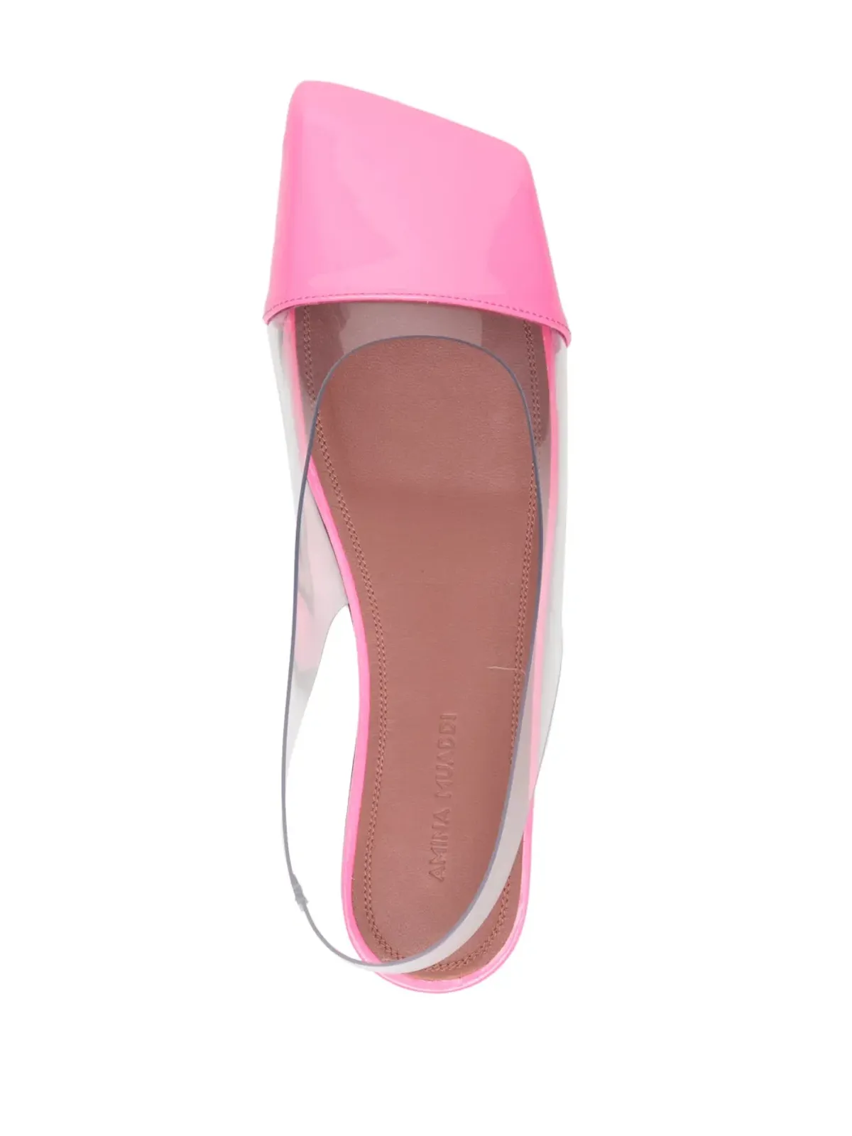 Amina Muaddi Ane slingback ballerina shoes - Pink - 画像4