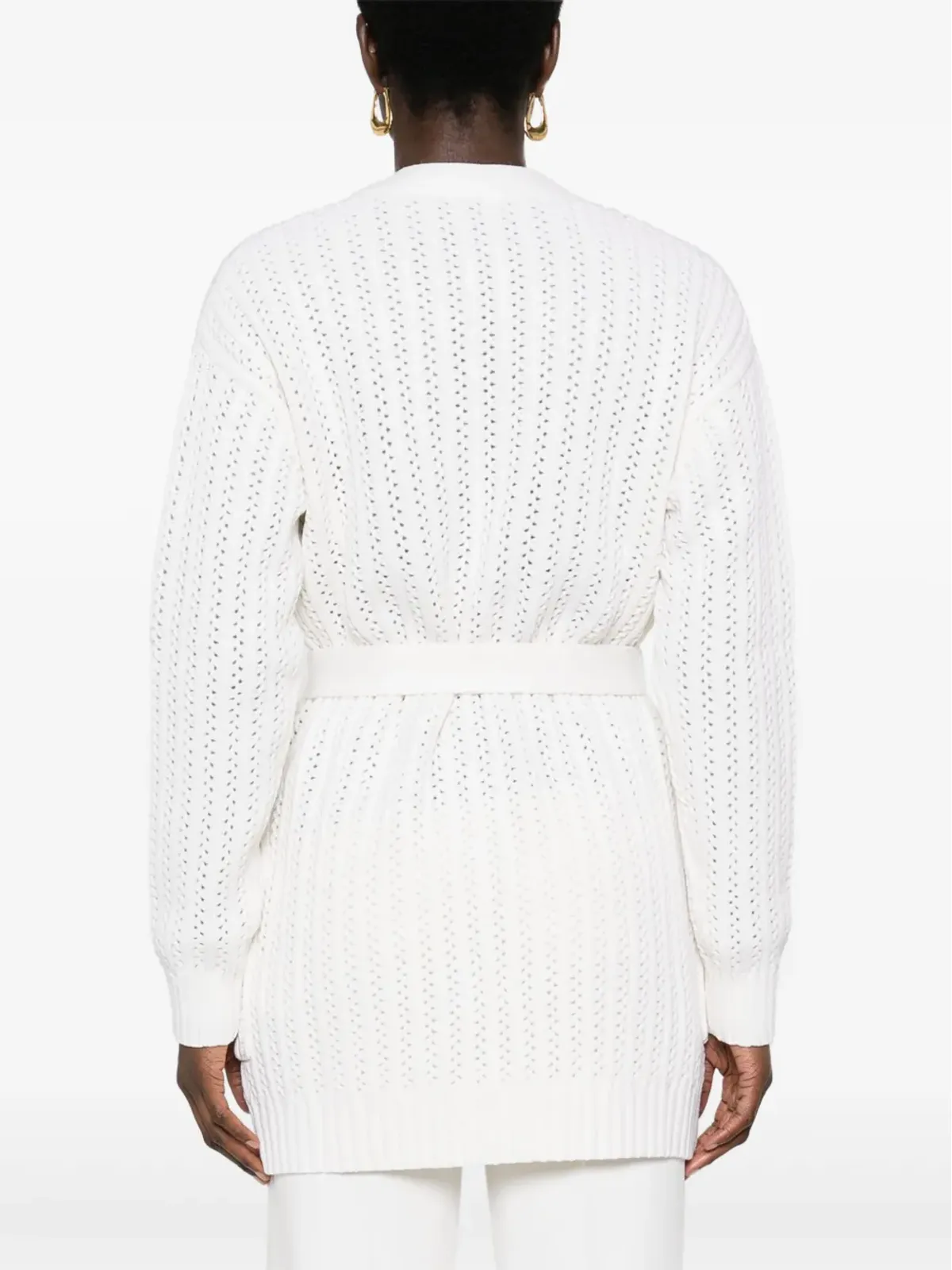 Max Mara Balzac オープンフロント カーディガン - ホワイト - 画像4