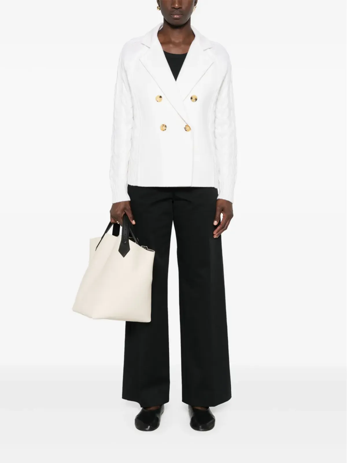 Max Mara ミーチオ ダブルブレストジャケット - ホワイト - 画像2