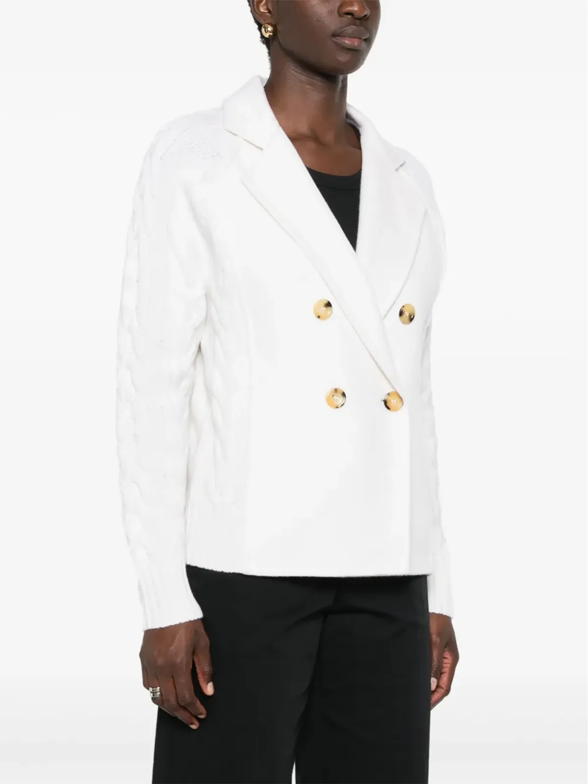 Max Mara ミーチオ ダブルブレストジャケット - ホワイト - 画像3