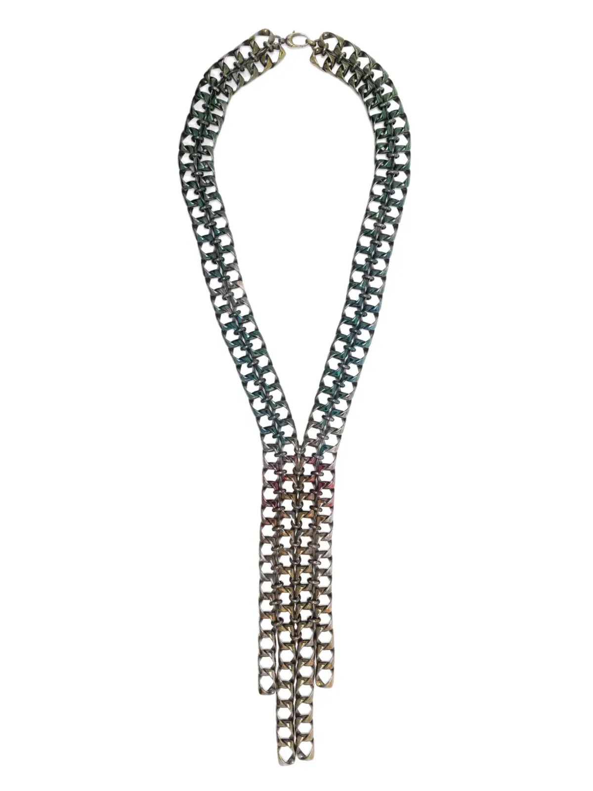 Gucci ビンテージ 2010年代 チェーンリンク ネックレス - グリーン - 画像1
