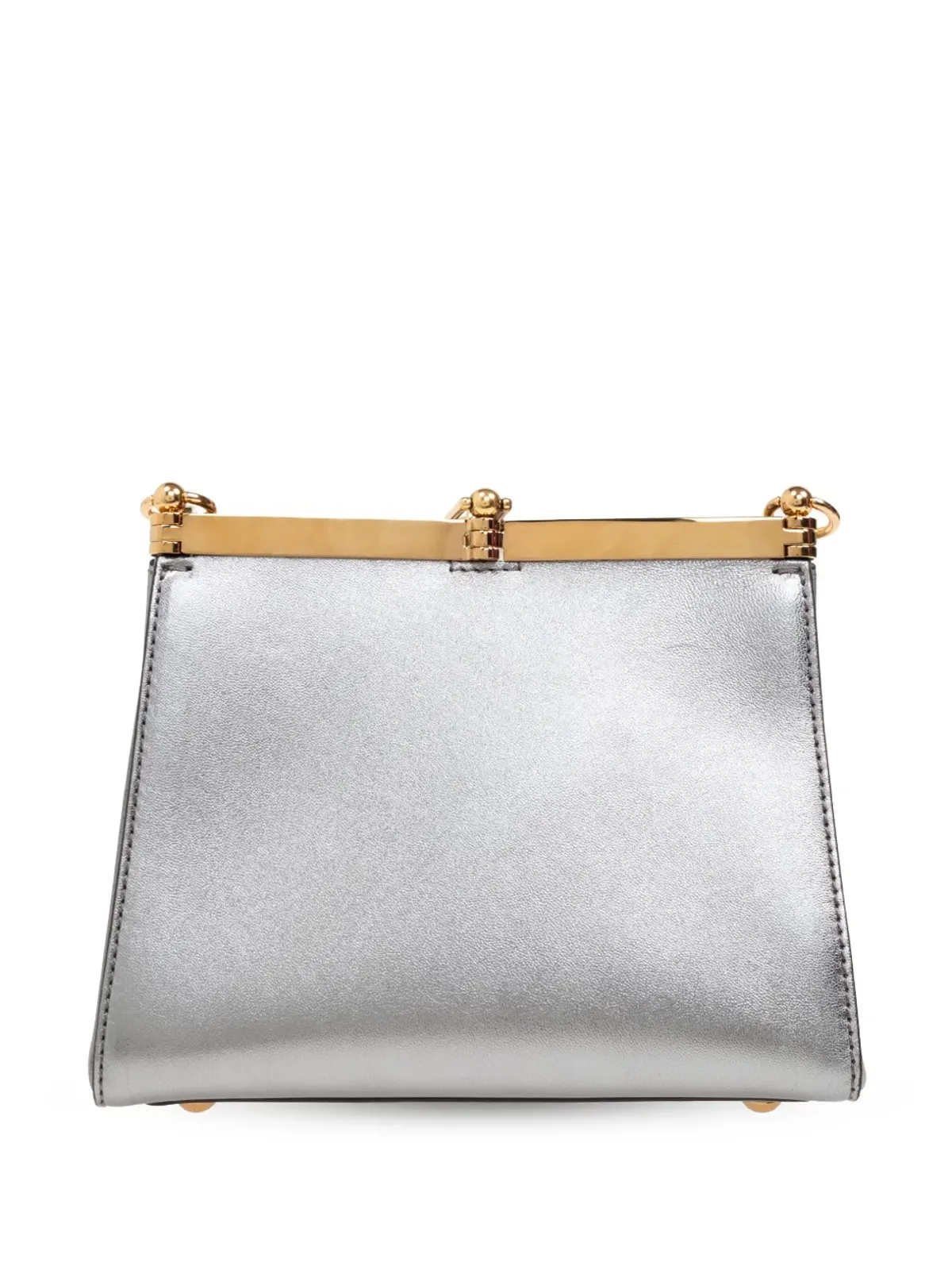 ETRO Vella ミニ メタリックレザー バッグ - シルバー - 画像3