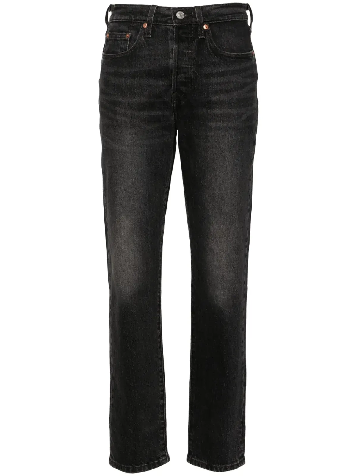 Levi's 501 ミッドライズ・ストレートジーンズ - グレー - 画像1