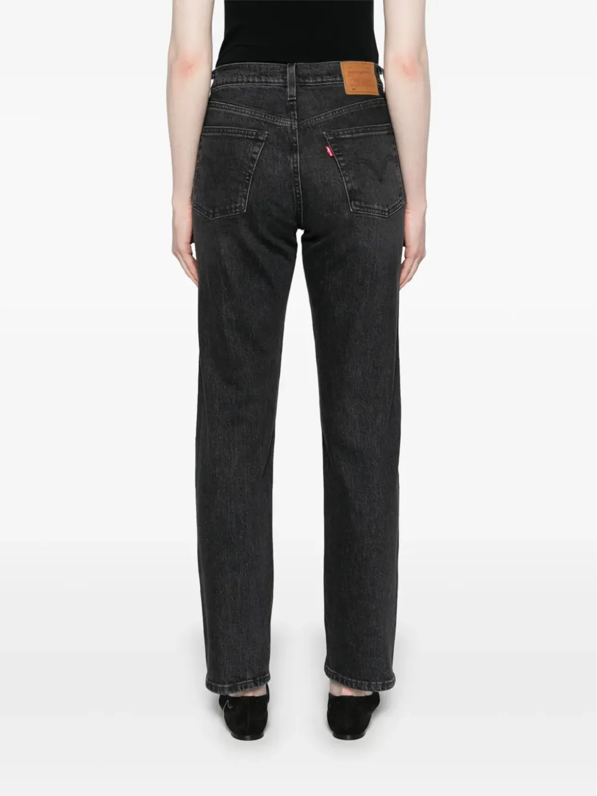 Levi's 501 ミッドライズ・ストレートジーンズ - グレー - 画像4
