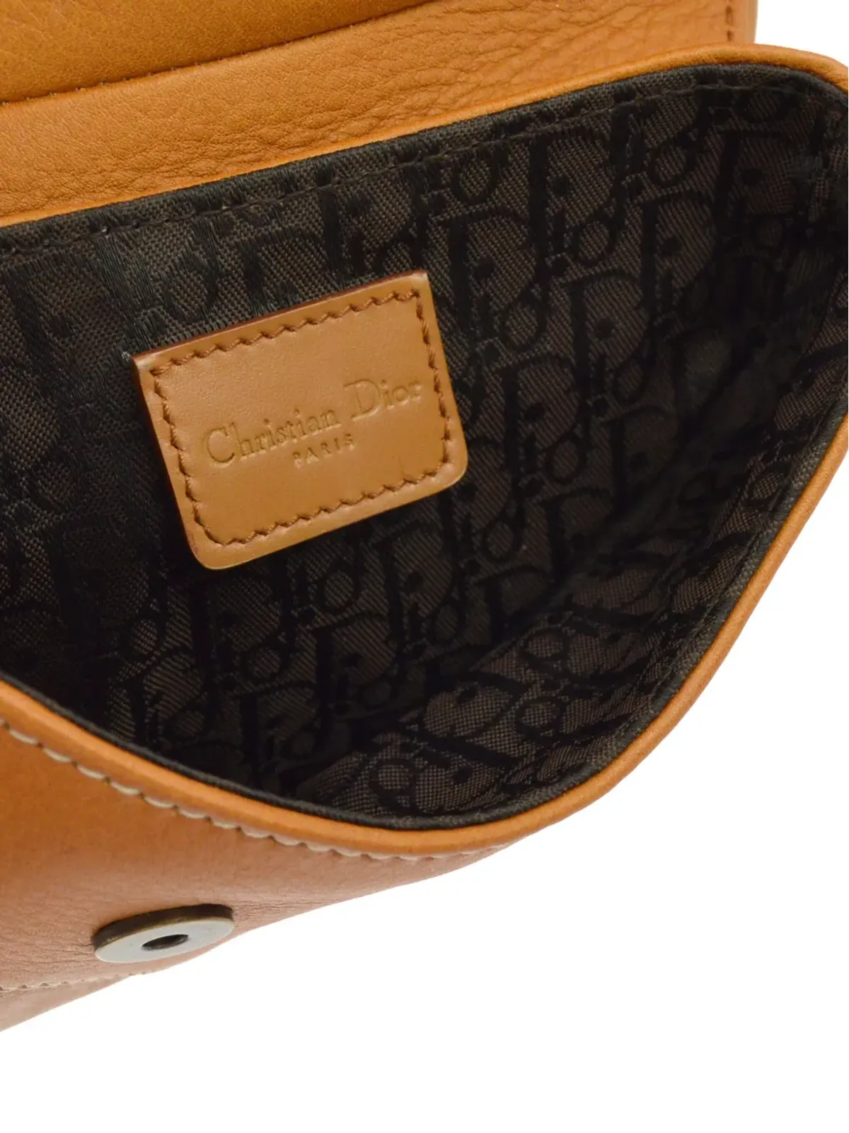 Christian Dior ビンテージ 2003年ミニ サドル クラッチバッグ - ブラウン - 画像4