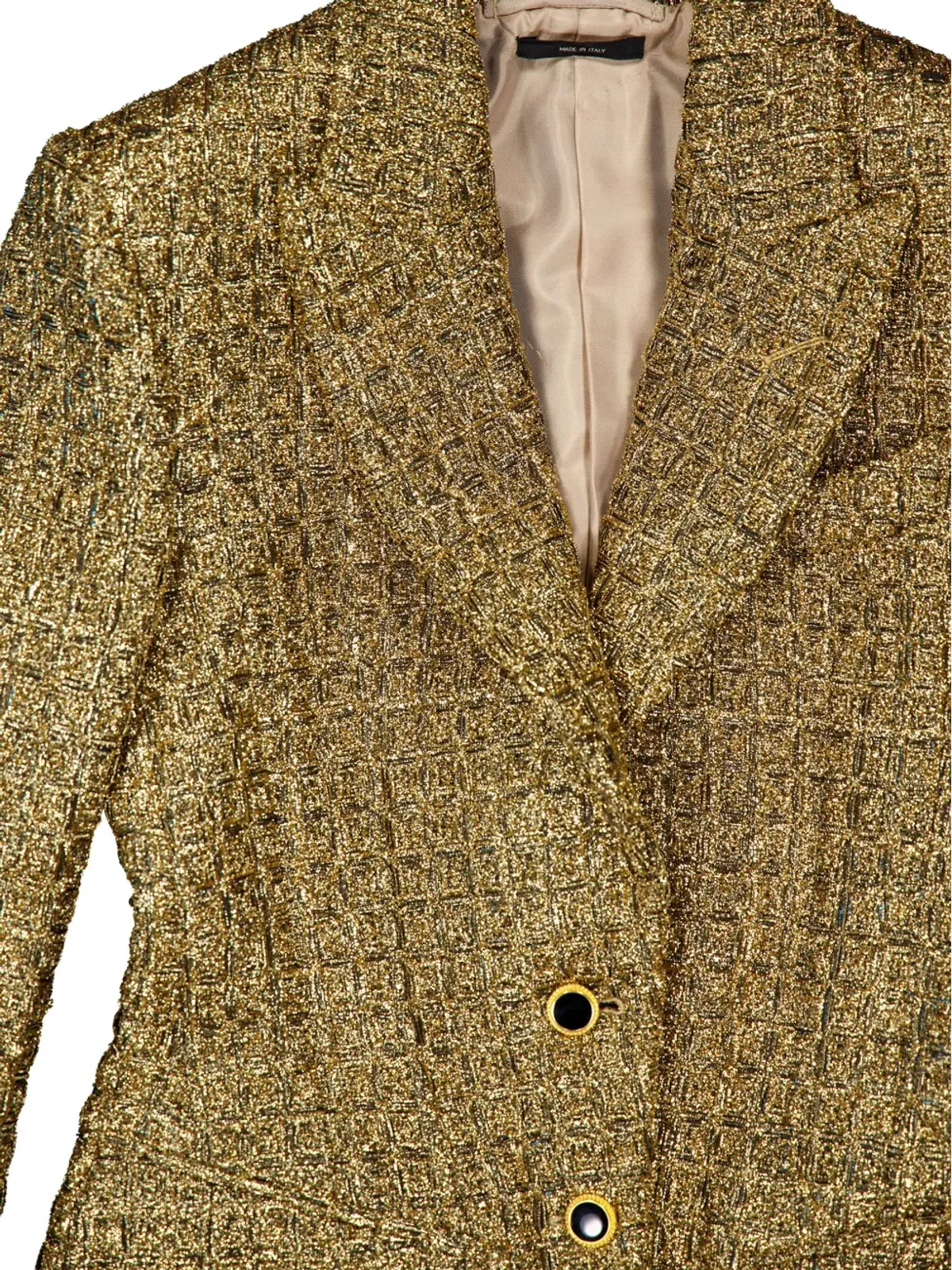 TOM FORD ツイードのシングルブレスト ブレザー - ゴールド - 画像3