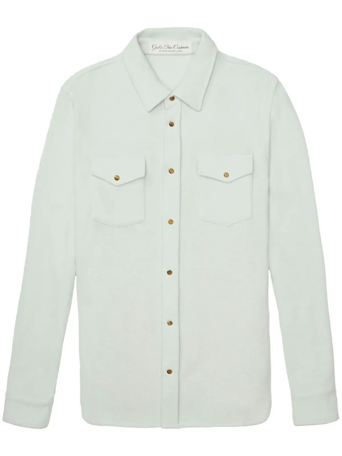 GOD'S TRUE CASHMERE カシミヤシャツ - 画像1