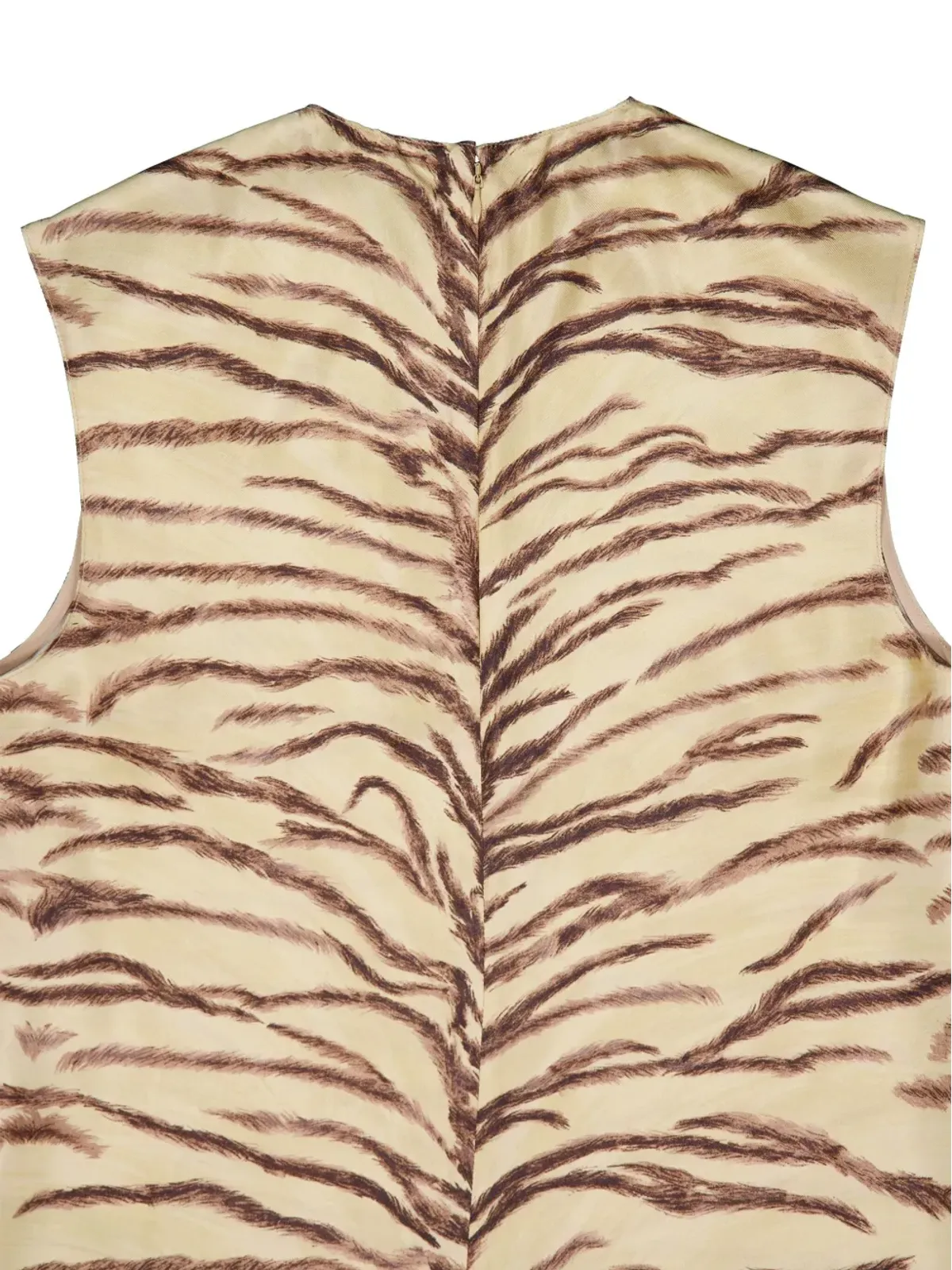 Stella McCartney タイガープリント シルクトップ - ニュートラル系 - 画像3