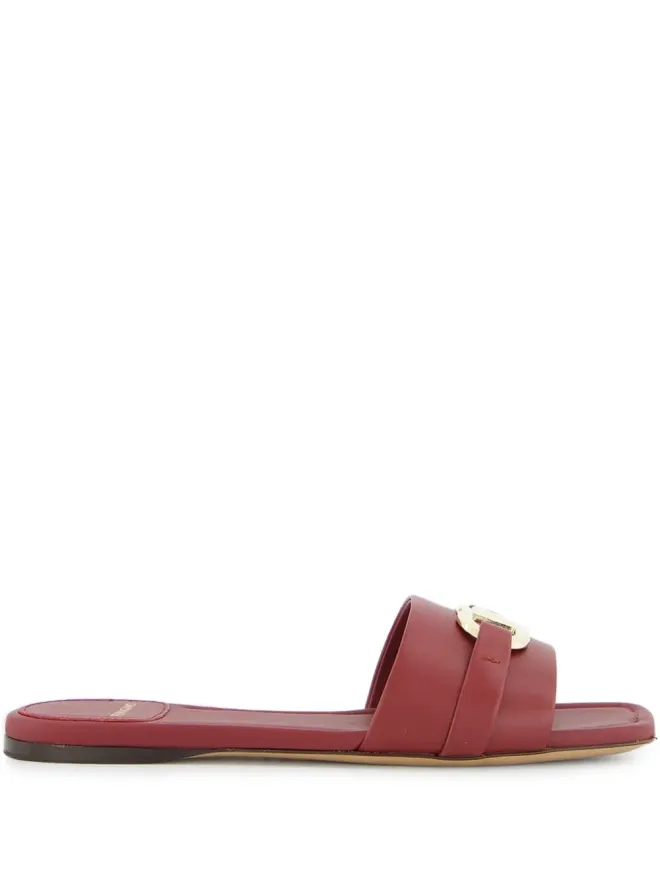 FERRAGAMO Ferragamo Leah フラットサンダル - レッドの商品画像