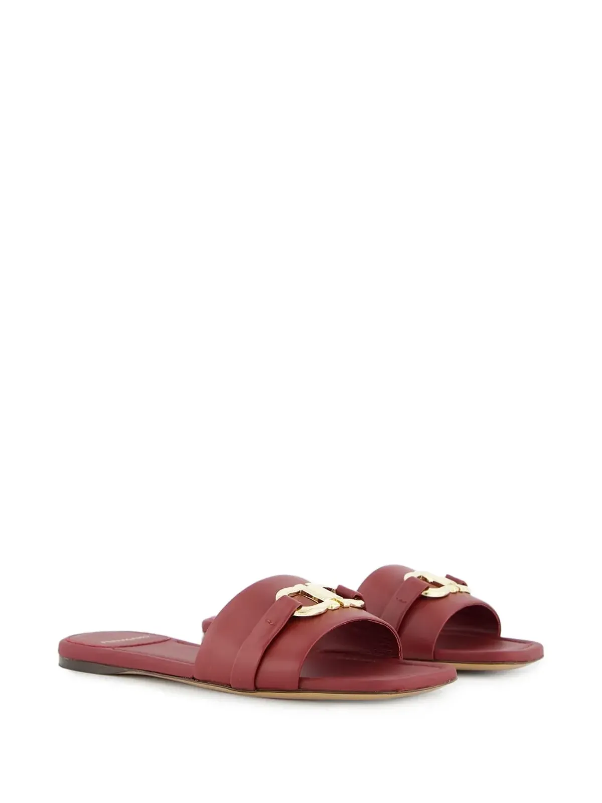 Ferragamo Leah フラットサンダル - レッド - 画像3
