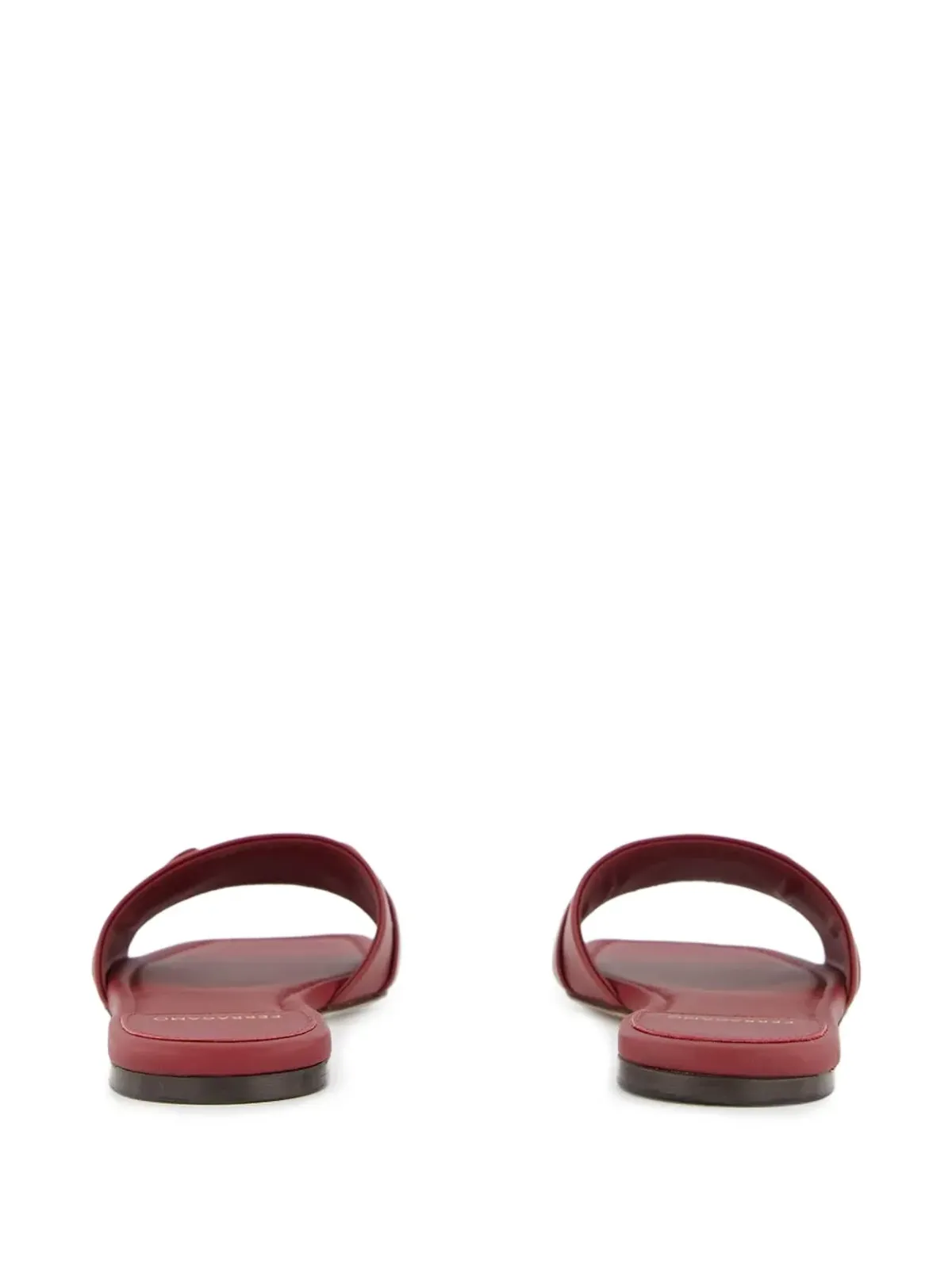 Ferragamo Leah フラットサンダル - レッド - 画像4